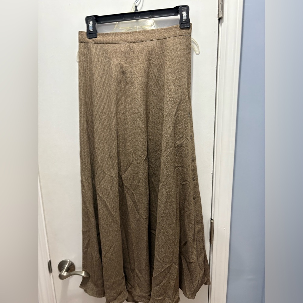 Ann Taylor Tan Maxi Skirt
